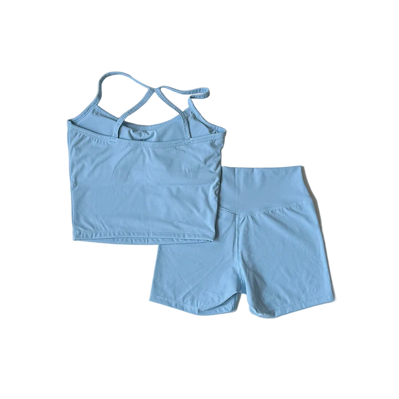 Yoga Set Tank Top/Bra Shorts Activewear Sport’s/Vest 2 Piece Fitness Suit Running Workout Sportswear.