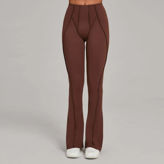 Tight Fitted Wide-Leg Hip-Lifting Pant’s/Yoga Flared Pants Dance High-Waist Flared Fit/Casual Outdoors Sports Trousers Gym Workout.