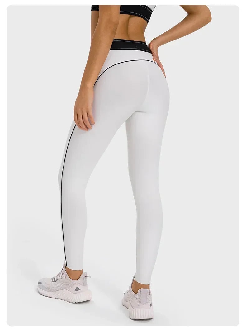 Women's Yoga Pant’s/High-Waisted/Butt-Lifting/Tummy-Control Workout Pants Nude-Feel Tight-Fitting 9-Inch Cropped Legging’s.