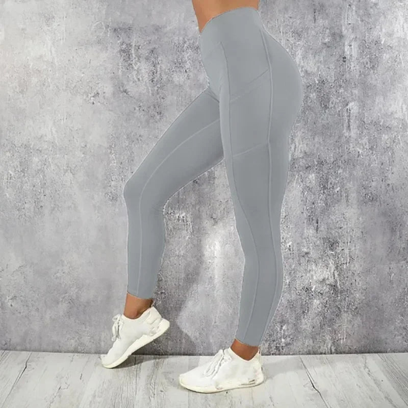 Yoga Fitness Legging’s/High Waist Tight’s /With Pocket’s/ Gym Workout Running Stretchy Sexy Butt Liftting Casual Skinny Pants