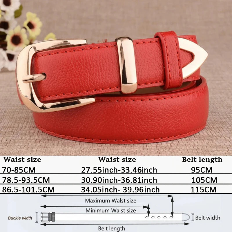 Fashion Genuine Leather Belt’s/High Quality Gold Buckle