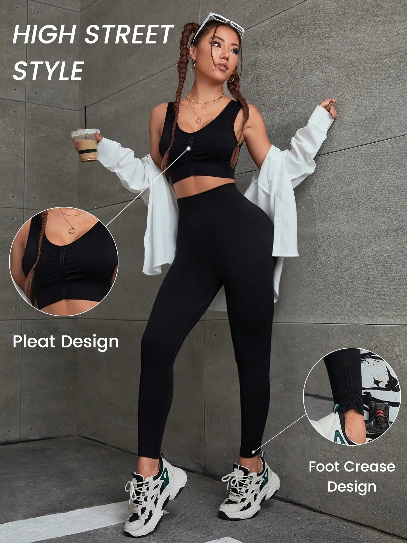 Yoga Set Women Workout Set’s/Tracksuit Gym Leggings Set/Push Up Fitness Sport Bra Legging’s Suit.