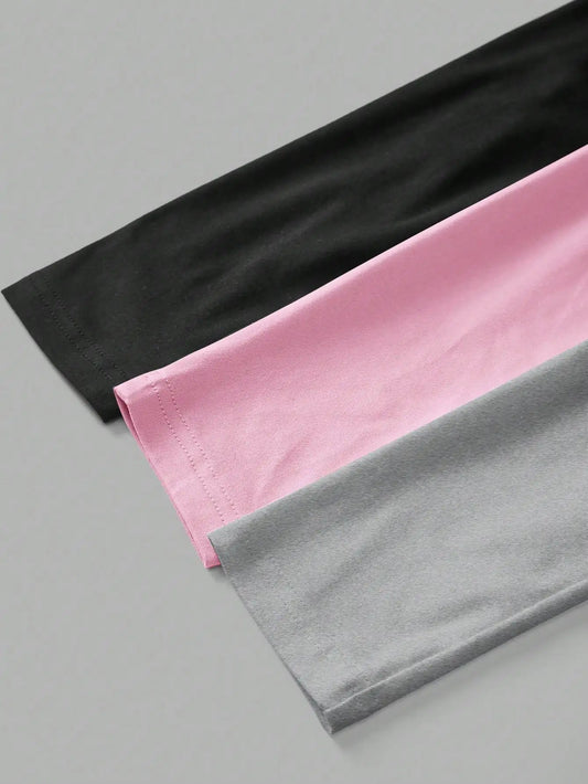Long-Sleeve V-Neck Fitted Top – Soft Stretch Everyday Essential