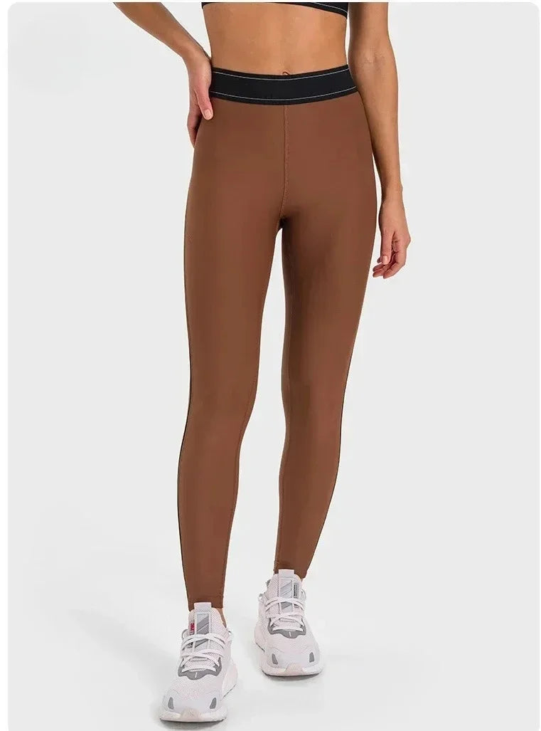 Women's Yoga Pant’s/High-Waisted/Butt-Lifting/Tummy-Control Workout Pants Nude-Feel Tight-Fitting 9-Inch Cropped Legging’s.