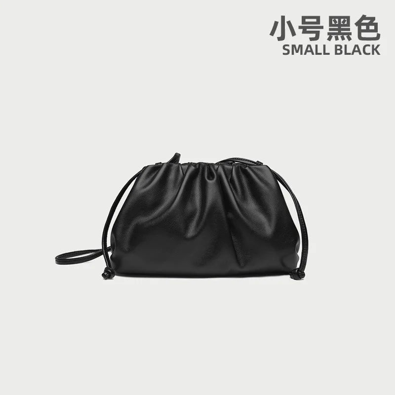 Luxury Soft Leather Shoulder Bag/Soft Versatile Quality Crossbody Bags.