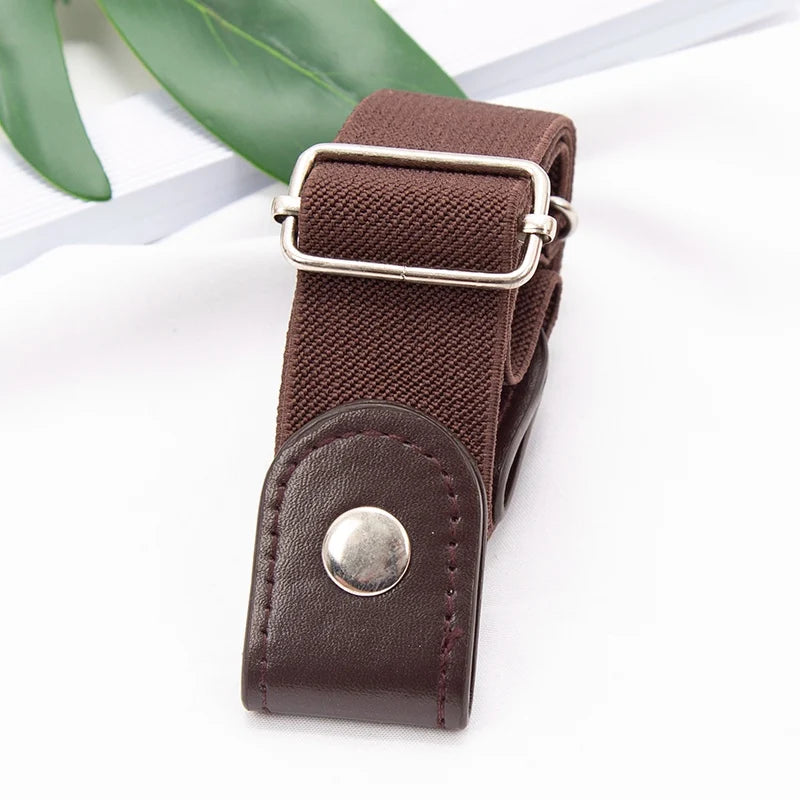 New Adjustable Belt’s for Women/Buckle-Free Waist Jean Pant’s/No Buckle Stretch Elastic Waist/Lazy Invisible Belt
