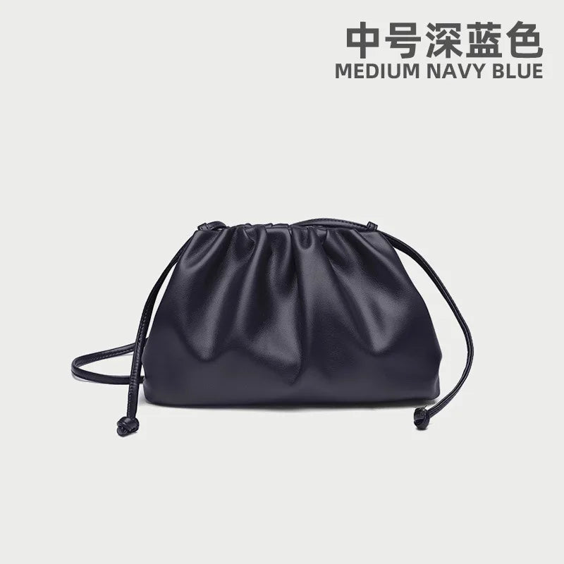 Luxury Soft Leather Shoulder Bag/Soft Versatile Quality Crossbody Bags.