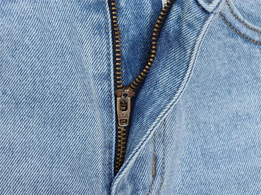 Women’s High-Waisted Straight-Leg Jeans – Classic Relaxed Fit Denim Pants