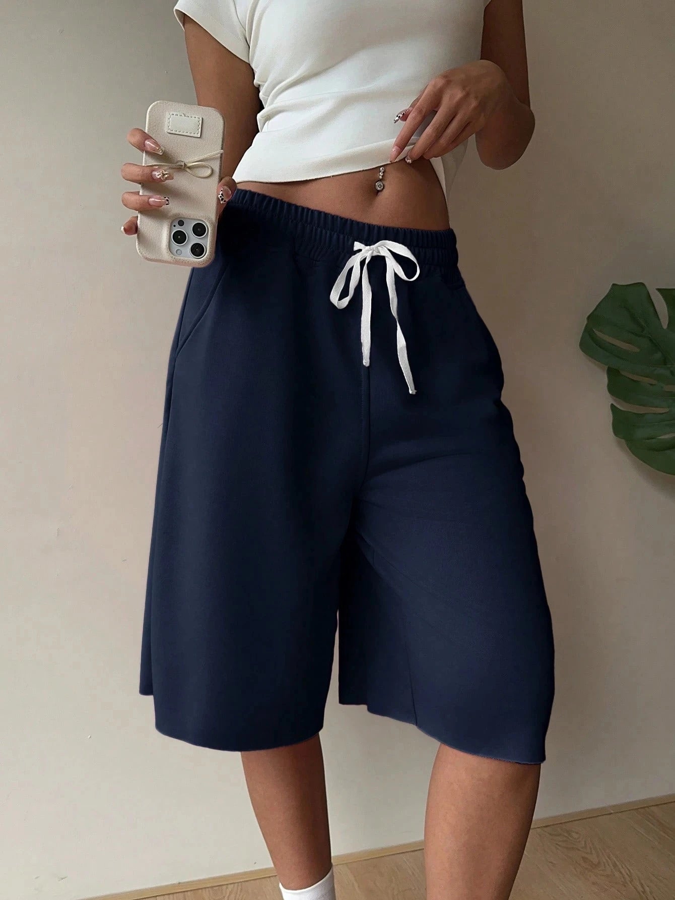 Casual Loose Fitted Knitted Short’s/Gray Pocketed Fashion Quality Sport’s/Gym Workout Pant’s Streetwear.