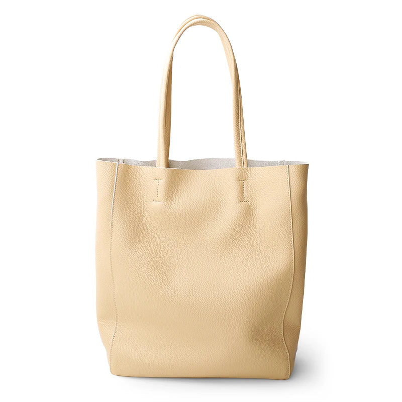 Genuine Leather Luxury Tote Bag – Timeless Everyday Elegance