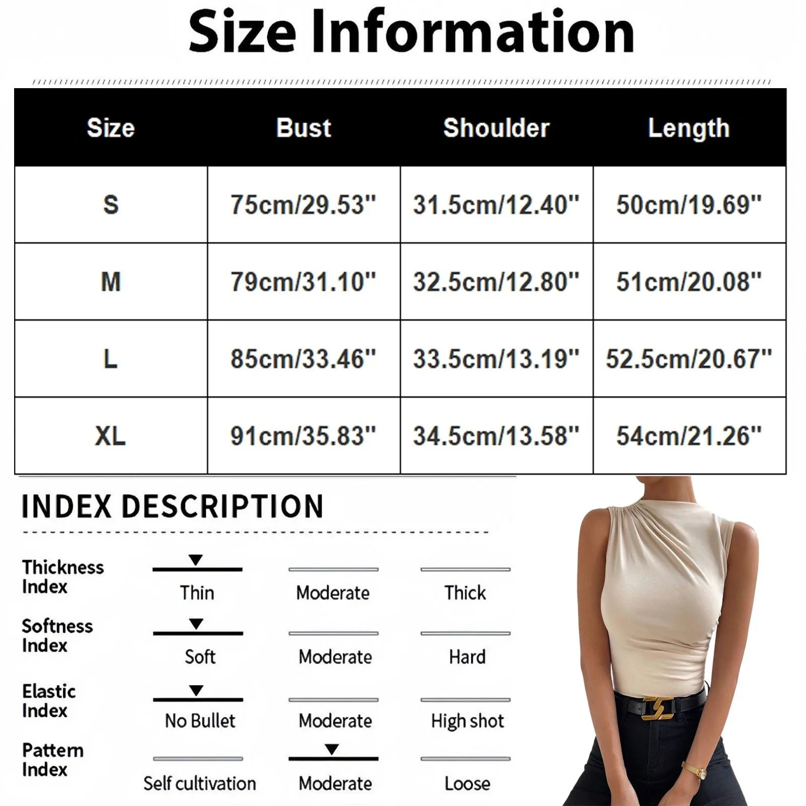 Solid Color Commuted Sleeveless Tight Top’s/Women Fashion Casual Mock  High Neck Ruched Top’s.