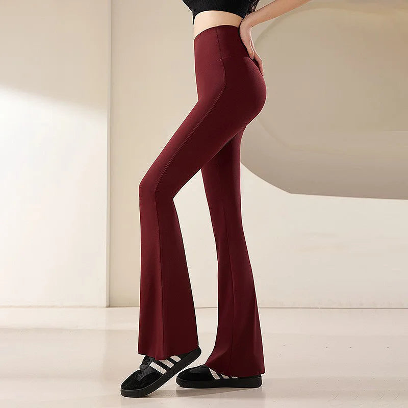 High Waist Flared Legging’s/Gym Fitness Yoga Pant’s/Workout Runing Sport Legging’s/Women's Control Tummy Yoga Wide Leg Pants.