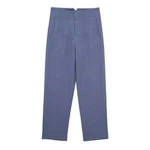 Solid HH Flat Front Pencil Pant’s/High Waist Casual Streetwear/Woven  Trouser’s Office Wear Chic Pant’s.