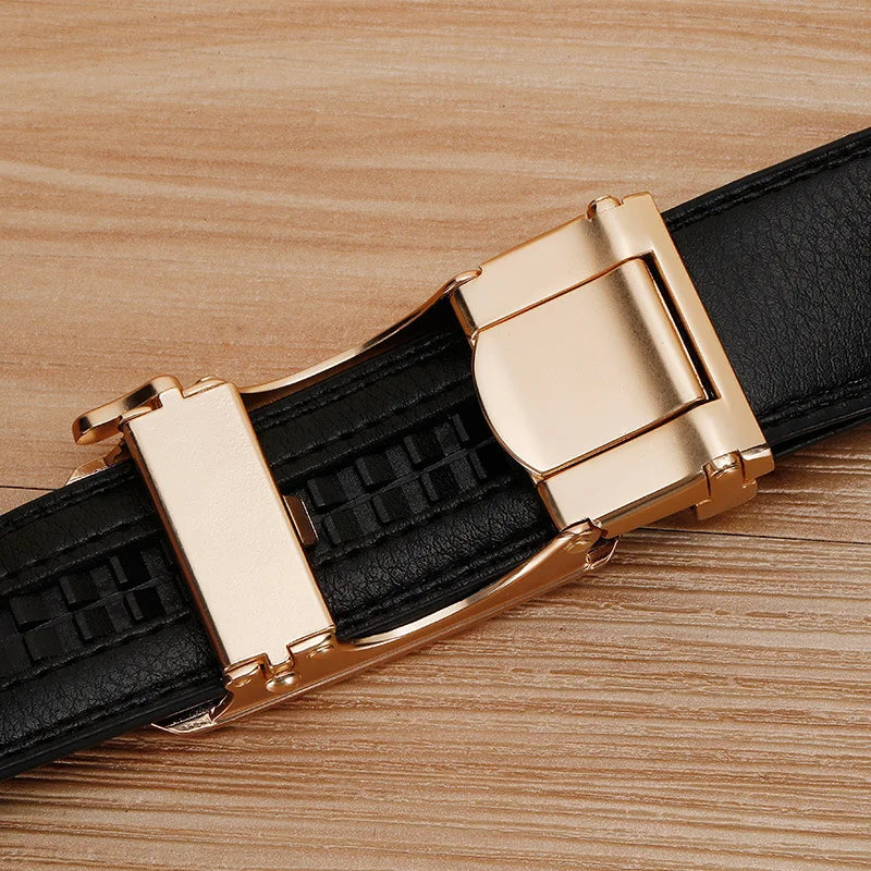 Golden Automatic Buckle Belt/Women Universal Fashion Casual Belt’s/Red Blue/Green/Black/White/Cinturon Female Waistband.