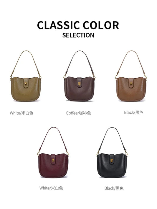 Vintage Luxe Shoulder Bag – Timeless Minimalist Edition