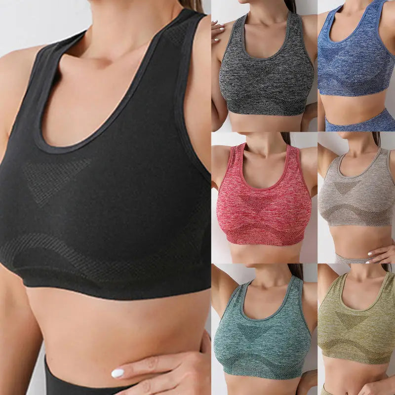 Women Sport’s Bra/Yoga Top Vest/High Shockproof/Yoga Gym Running Fitness/Seamless Sportswear.