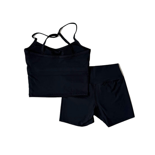 Yoga Set Tank Top/Bra Shorts Activewear Sport’s/Vest 2 Piece Fitness Suit Running Workout Sportswear.