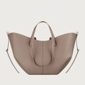 Large Capacity Classic Shoulder Bag/Shape Bucket Under Armrests Versatile Leather Trend Bag.