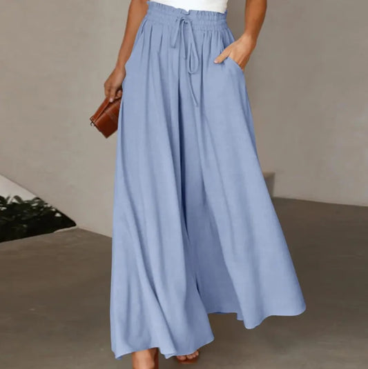 Elegant Flow Wide-Leg Palazzo Pants