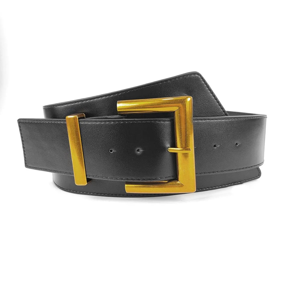 New Design Gold Personalized Versatile Belt’s/Wide Waist Belt’s/High Quality Clothing Accessories.