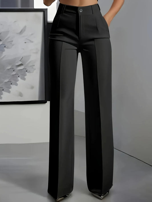 High‑waist straight‑Leg Pant’s/Tailored pant’s with practical pockets and a clean silhouette/Minimalist Office Tailored Pant’s.