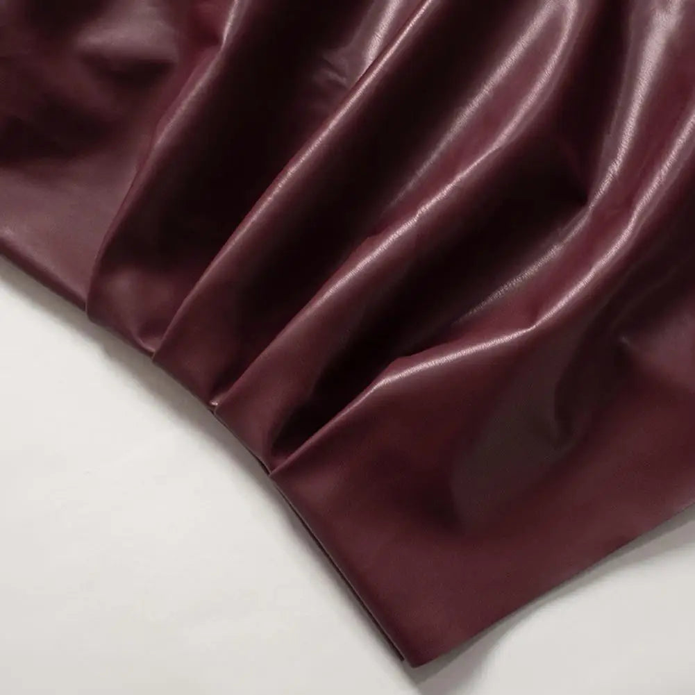 Slim Fit Sleeveless Top Comfortable Slim-fitting Top Stylish Women's Faux Leather Motorcycle Vest with Piled for Fashionable