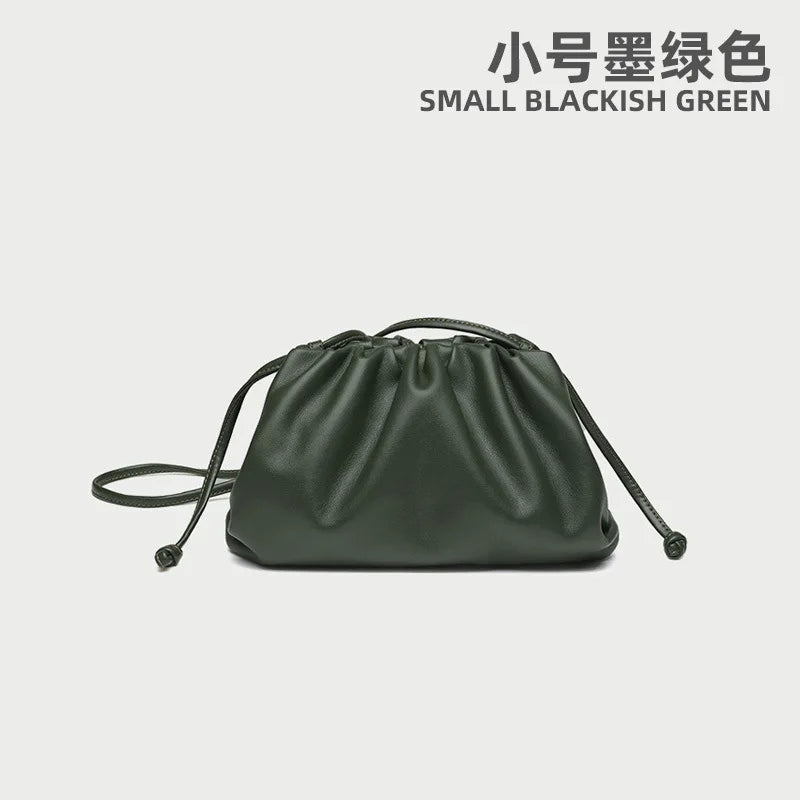 Luxury Soft Leather Shoulder Bag/Soft Versatile Quality Crossbody Bags.