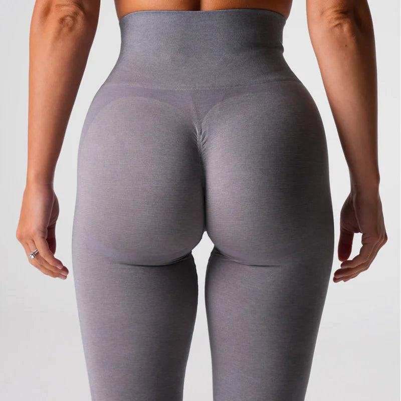 Women’s High-Waist Booty-Lifting Sculpting Leggings – Seamless Padded Shapewear Compression Workout Pants