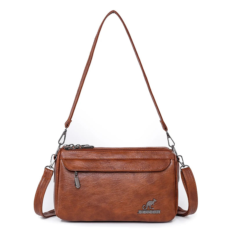 New Trending Vintage Crossbody Bag for Women Fashion Shoulder Bags Handbag PU Leather luxury Design bags.