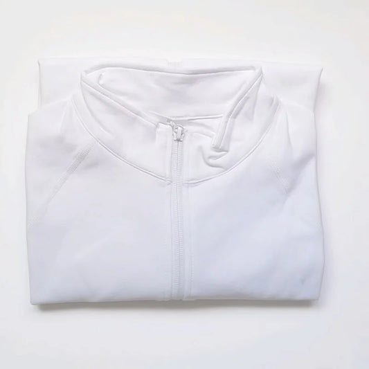 Workout Activewear Sports Pilates/Yoga Clothes Zippy Jacket/Running Long Sleeves Gym Tops Zipper.