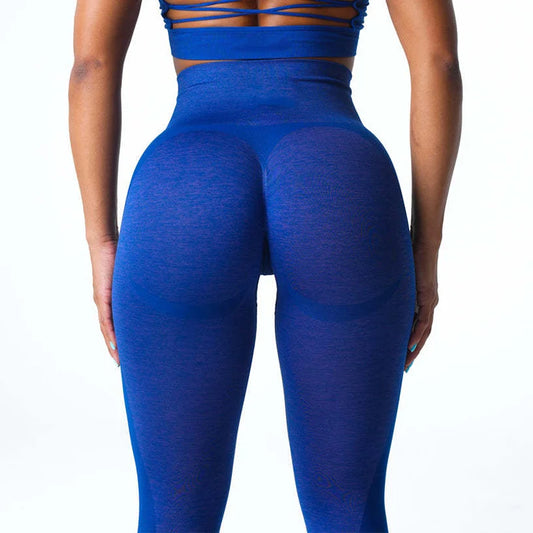 Women’s High-Waist Booty-Lifting Sculpting Leggings – Seamless Padded Shapewear Compression Workout Pants