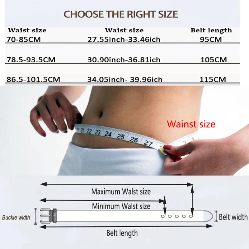 Fashion Genuine Leather Belt’s/High Quality Gold Buckle