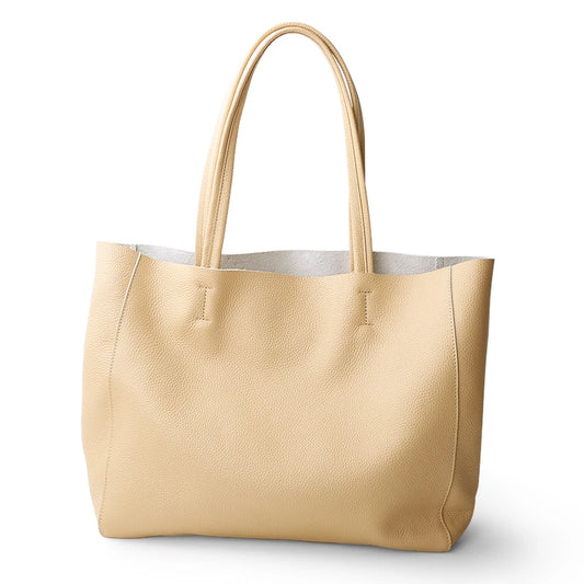Genuine Leather Luxury Tote Bag – Timeless Everyday Elegance