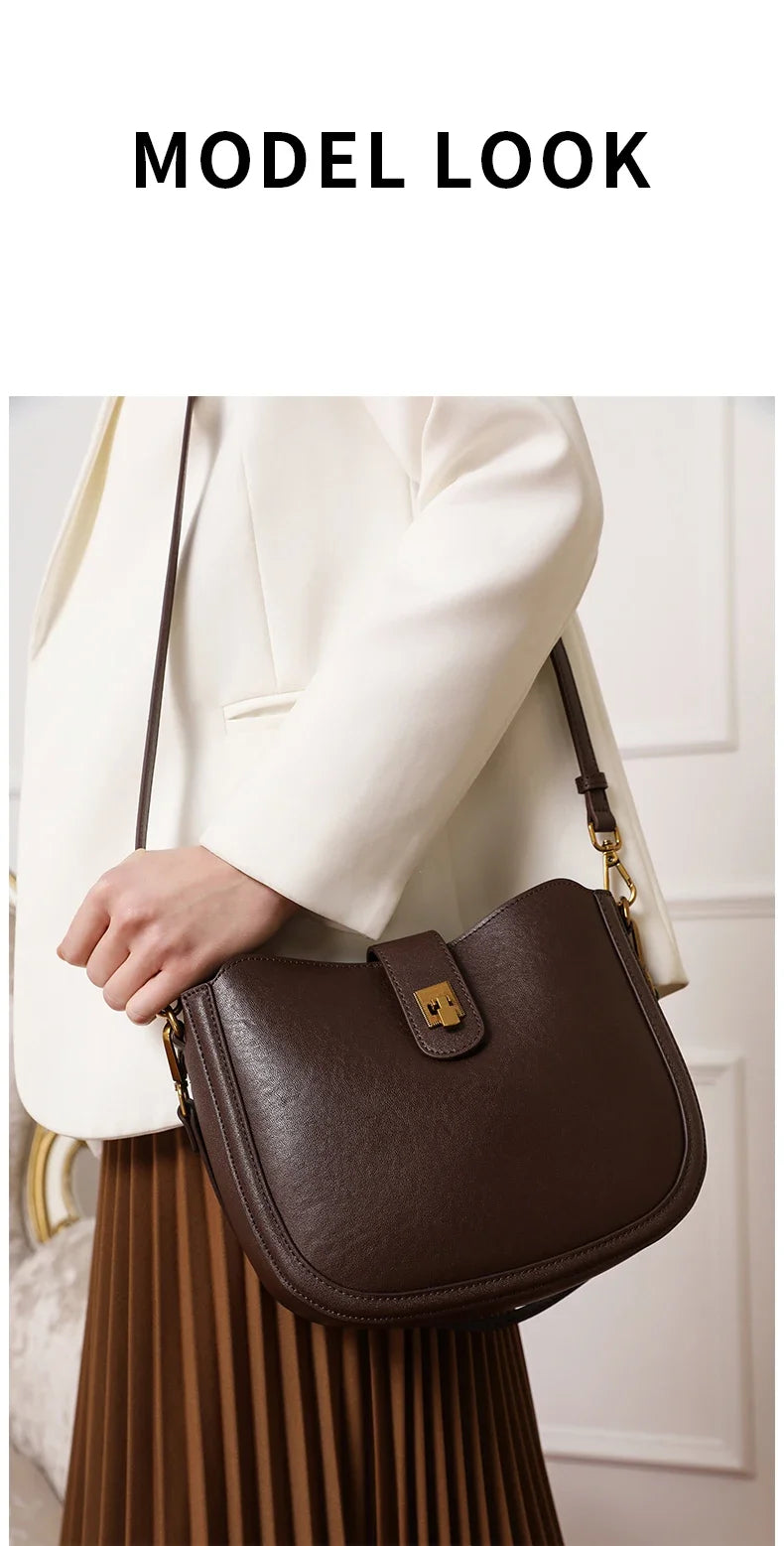 Vintage Luxe Shoulder Bag – Timeless Minimalist Edition