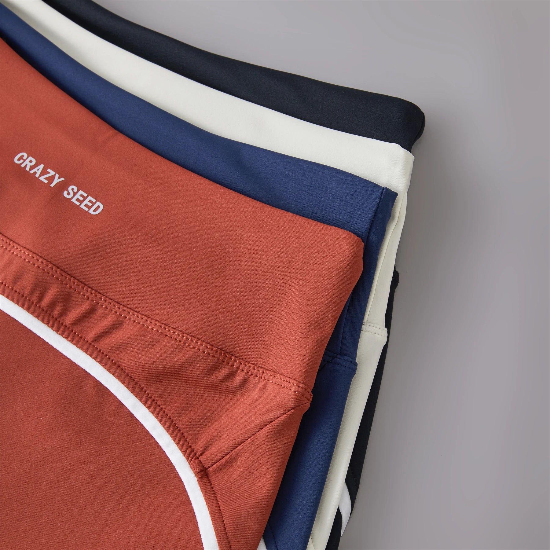 High Colored Temperature Short’s/Color Contrast High Waist Sport’s/Tight Elastic Peach Hip Training Fitness Yoga Hot Pants.