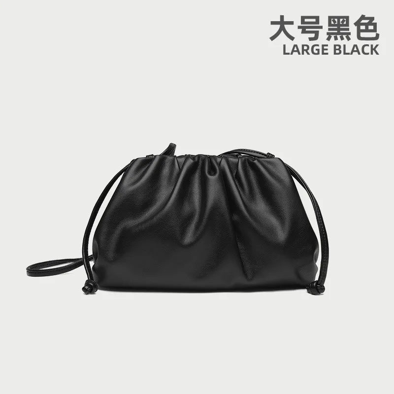 Luxury Soft Leather Shoulder Bag/Soft Versatile Quality Crossbody Bags.