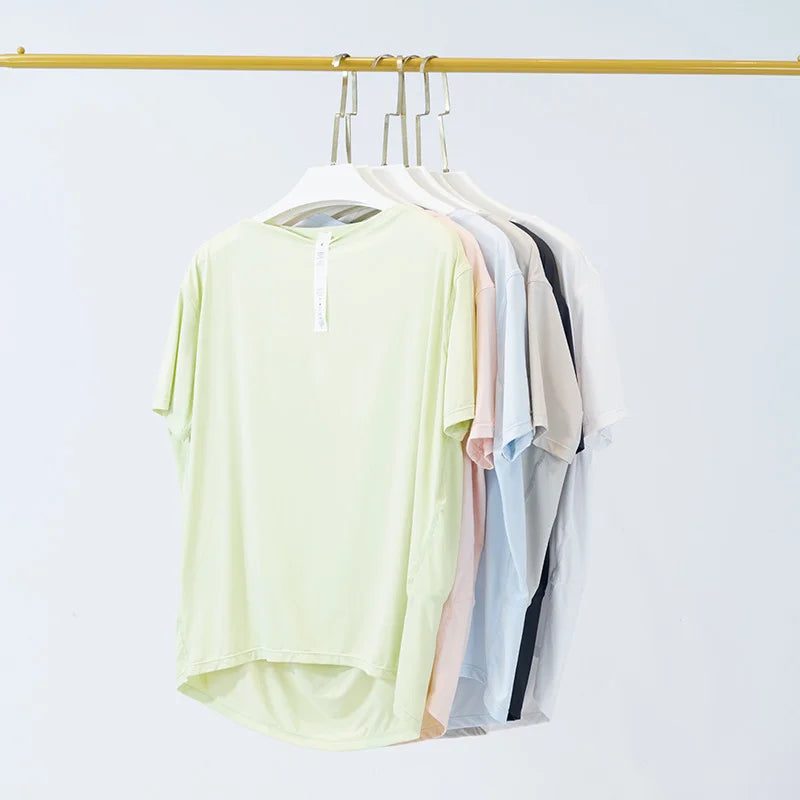 Women’s Cooling Active Top with Utility Pockets | Breathable Stretch Fitness Shirt
