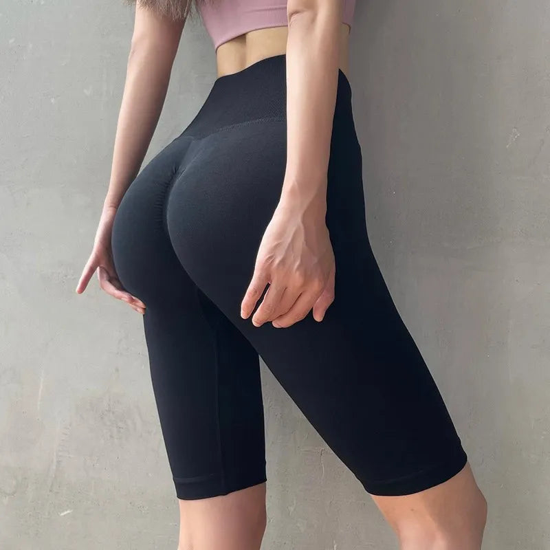 Seamlessly Yoga Short’s/High Waist Sport Hip Push/Up Soft Fitness Quick Dry Running Short’s/Tummy Control Workout Gym Short’s.